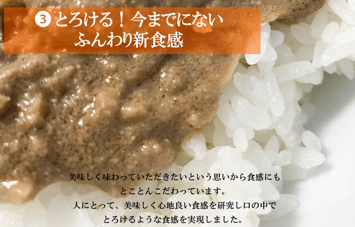 とろける！今までにない新食感