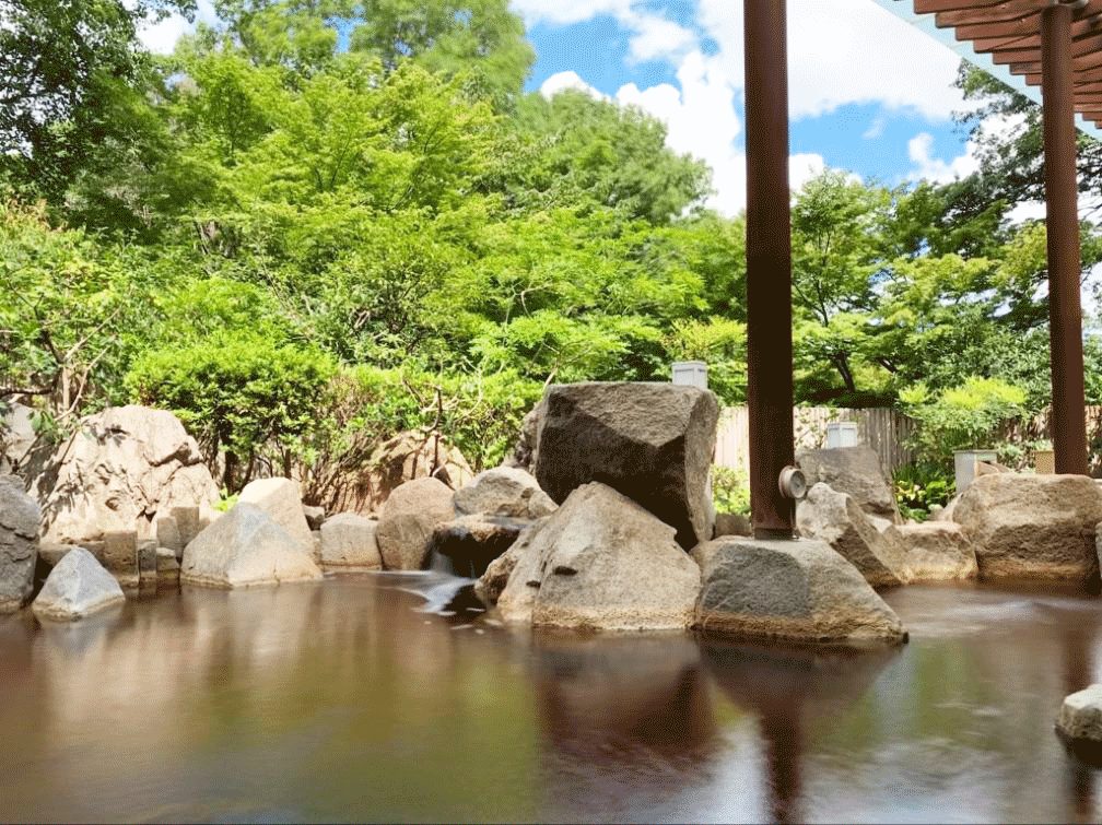 庭の湯